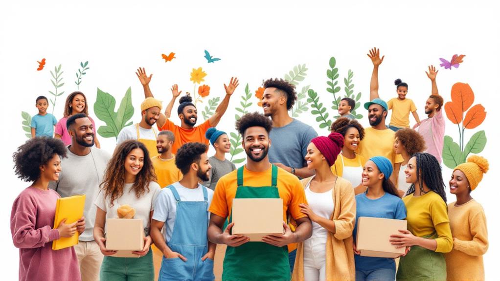 donate time and resources charitably