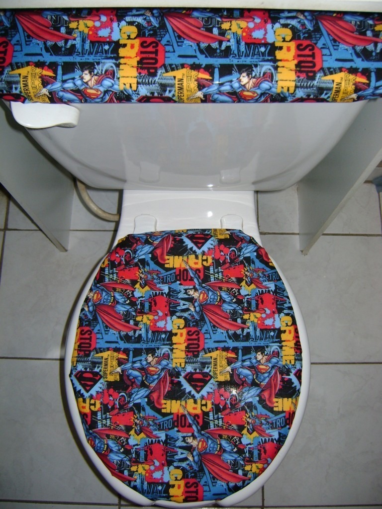 Superman Toilet