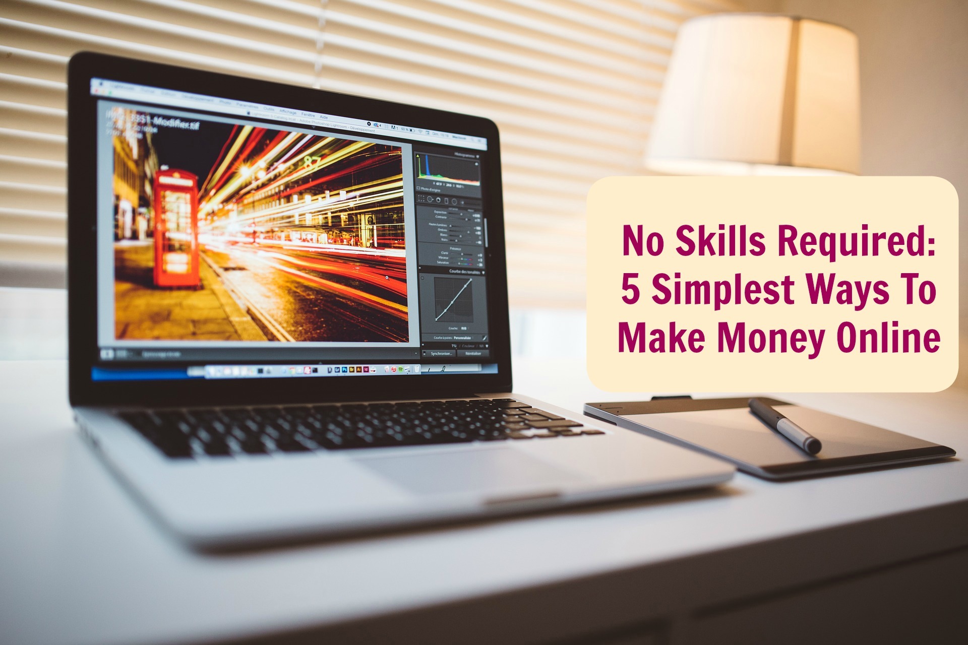 How to earn money online without skills