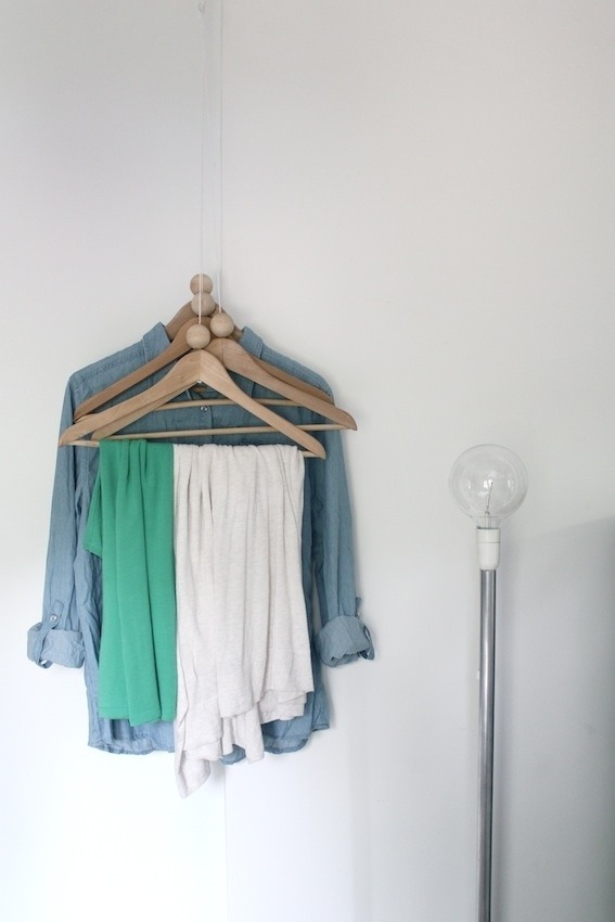Hangers for small bedrooms
