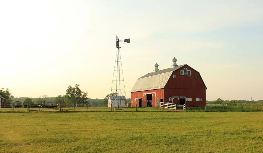 A barn in Indiana, USA