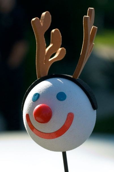 Jack in the Box Holiday antenna ball from 2005